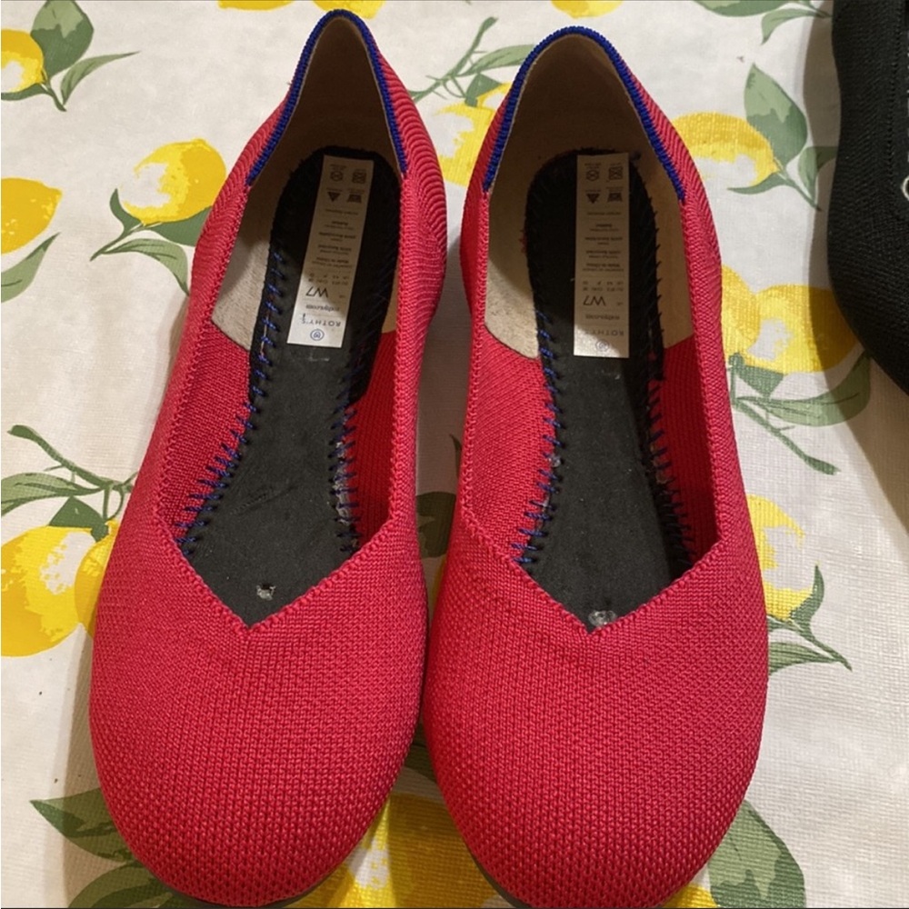 Rothy’s pink flats